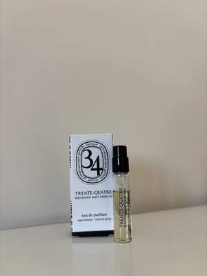 Diptyque 34 Trente-quatre Eau de Parfum tester 2 ml like new