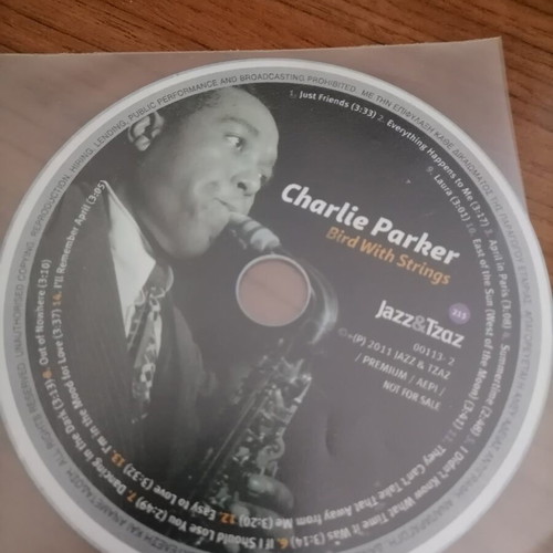 Charlie Parker Bird With Strings CD like new, Jazz & Tzaz 2011