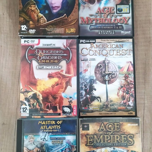 Pc games used, pack of 15