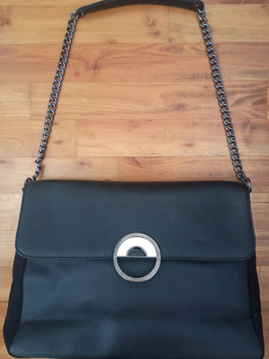 Christina Malle Clio τσάντα ώμου μαύρη σαν καινούργια