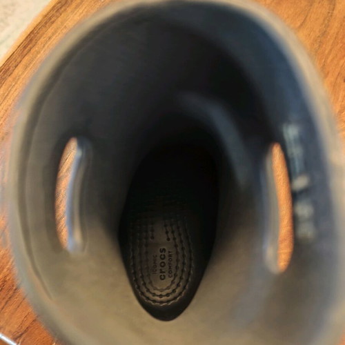 Crocs kids rain boots like new