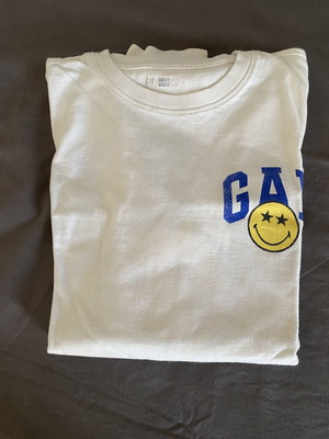 Gap long-sleeve shirt used, white, size XS for 14 years