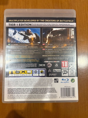 Medal of honor tier 1 edition μεταχειρισμένο για PlayStation 3 με βιβλιαράκι