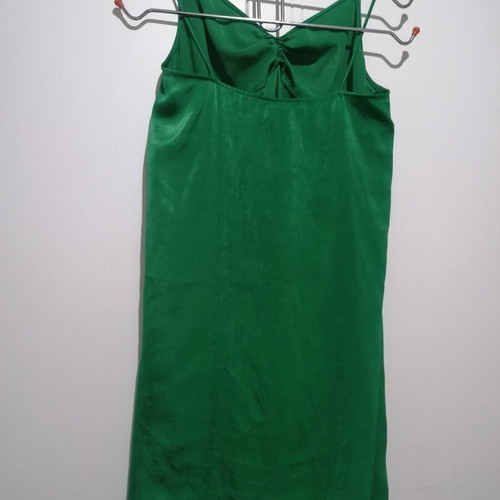 Zara satin lingerie dress green size M