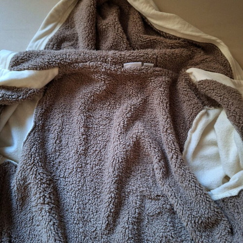 Esmara hoodie jacket like new, beige with fleece lining