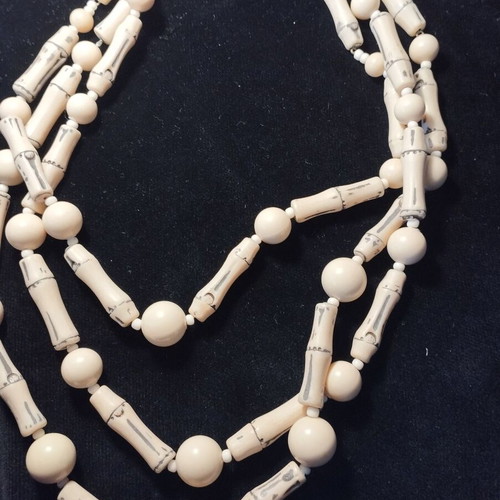 Beige necklace used