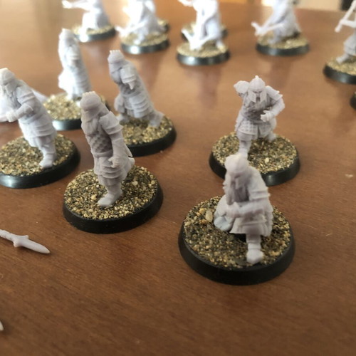 Iron Hills 3D Printed Dwarf Miniatures for Mesbg Game New