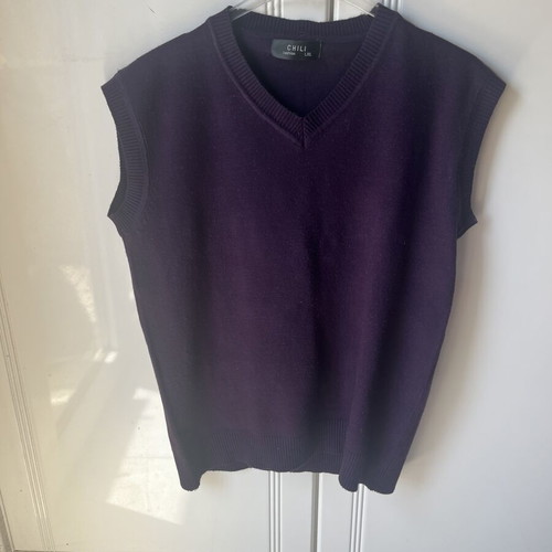 Men's Chili Fashion sleeveless vest like new, purple, size L/XL