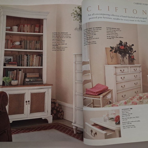 Laura Ashley Home vintage catalog 2001 shabby chic used
