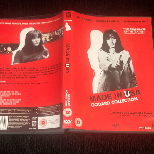 Made in U.S.A DVD like new with English subtitles