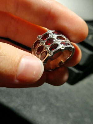 Silver vintage ring used
