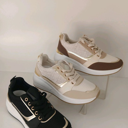 Women's boots new, sneaker with 5 cm heel, available in 3 colors