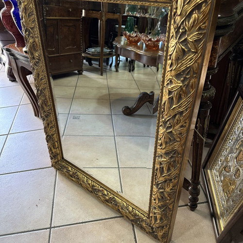 Square mirror with bijou glass used
