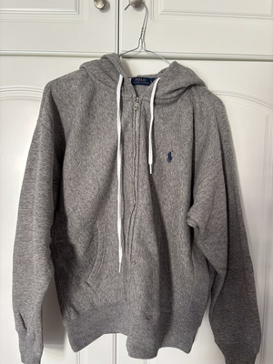 Ralph Lauren grey women's hoodie, size L