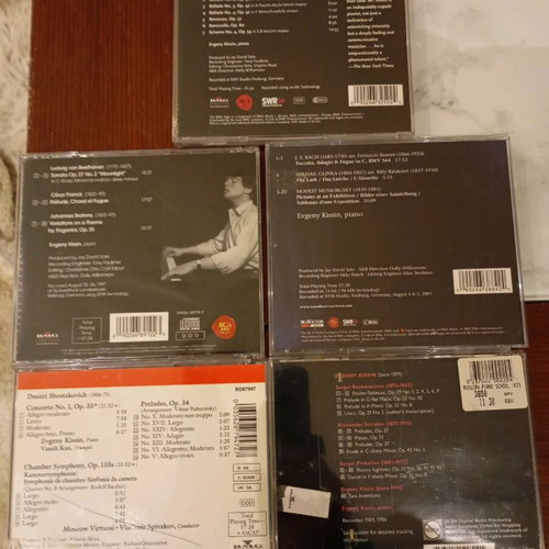 Evgeny Kissin CDs used, classical music, set of 5