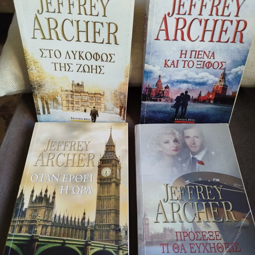 Jeffrey Archer The Clifton Chronicles Books 4 to 7 like new Greek