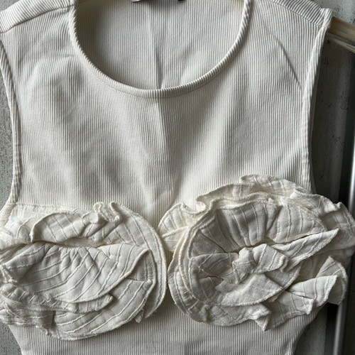Zara crop top like new, white, size M