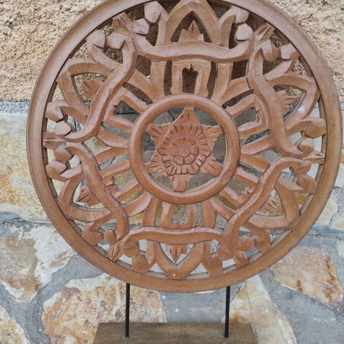 Metsovitiko Handmade Wood Carving Decorative Stand New