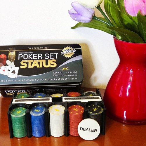 Regency Casino & Professional Poker Set new, 2 pieces collectible