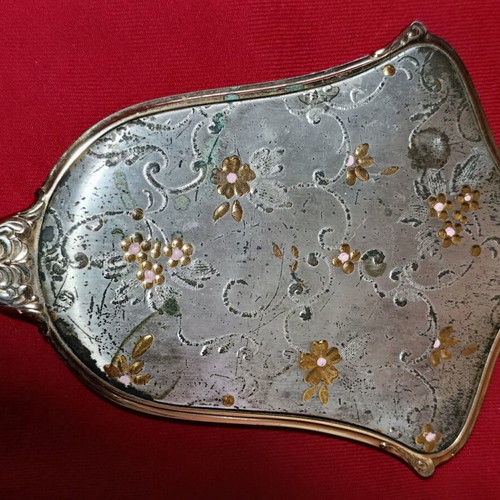 Vintage hand mirror used