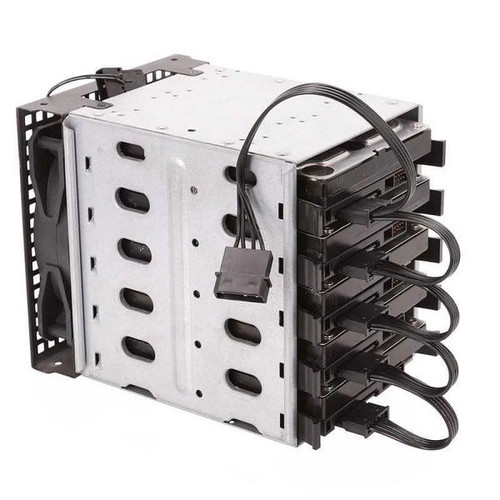 Molex power splitter cable to 5 SATA connectors new