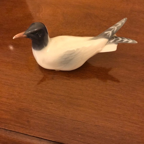 Original Copenhagen porcelain decorative bird used