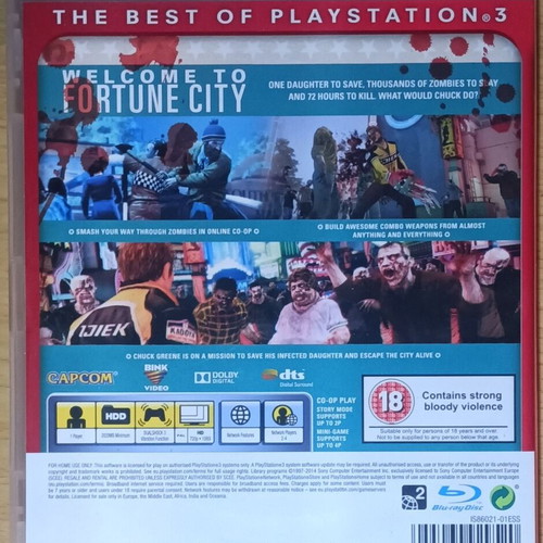 Dead Rising 2 PS3 like new, complete and functional