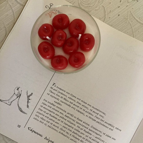 Back Cherry Scented Handmade Soy Candle 230g