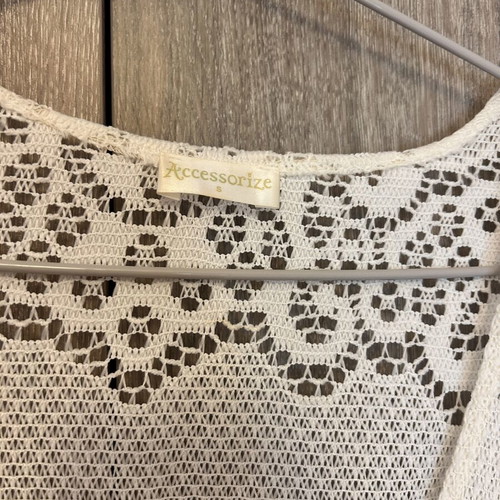 Mini white women's dress with waist cord like new