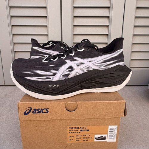 Asics Superblast 3 running shoes, black