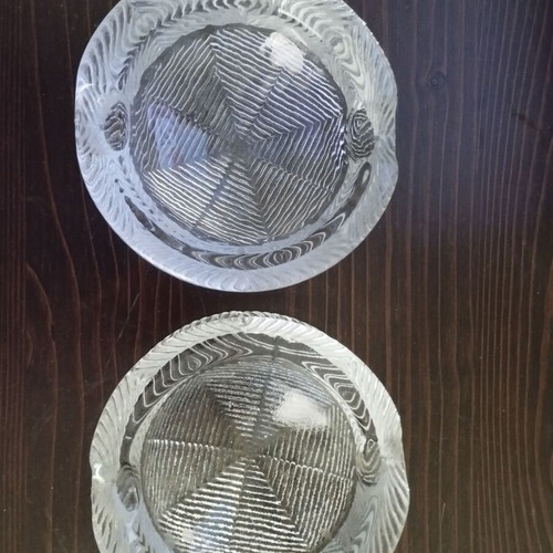 Kosta Boda ashtrays like new, vintage, for cigars, set of 2