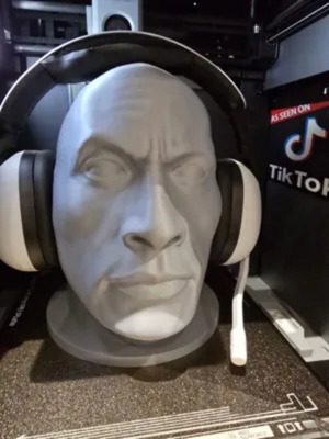 The Rock Head headset stand new