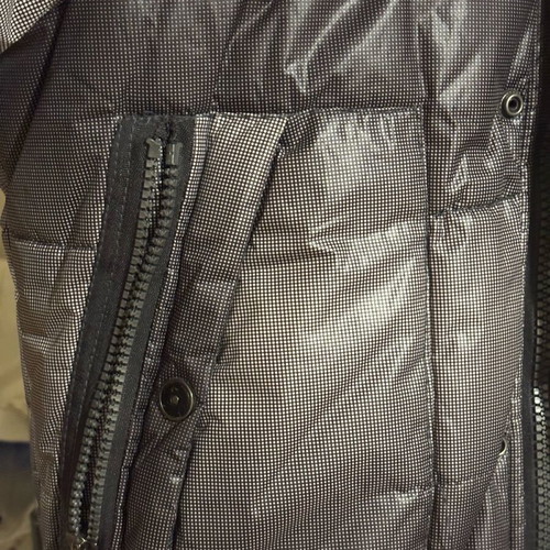 Exist waterproof jacket used with hood, size M, black and gray