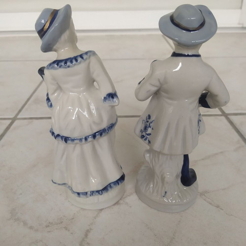 Vintage musician couple figurine like new