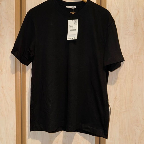 Zara black T-shirt new size M