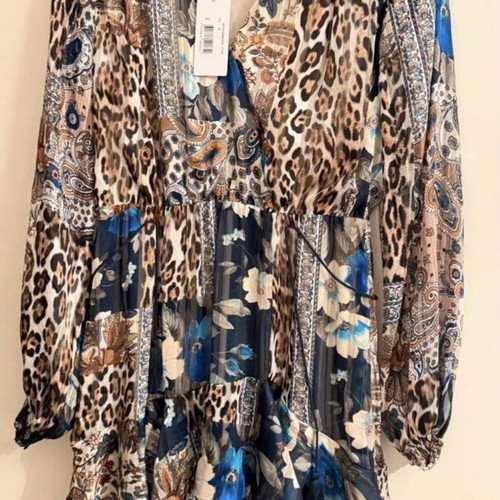 Guess dress new with tag, multicolor, size M