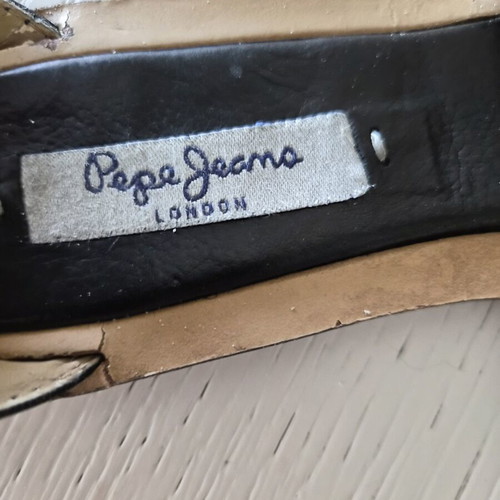 Pepe Jeans sandals size 37 used with pony skin and studs