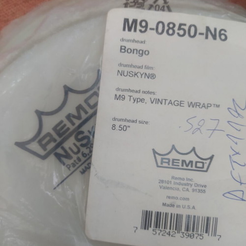 Remo Nuskyn drumhead for bongo 8.5" new