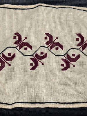 Εργόχειρο Σεμεν vintage σαν καινούργιο 19,5x16 εκατ.