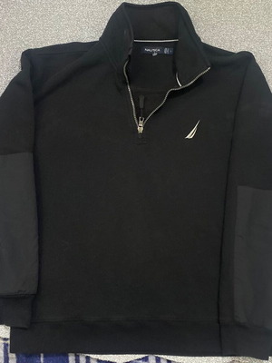 Nautica Mens Sweatshirt like new, size L, black