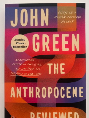 The Anthropocene John Green paperback like new, English