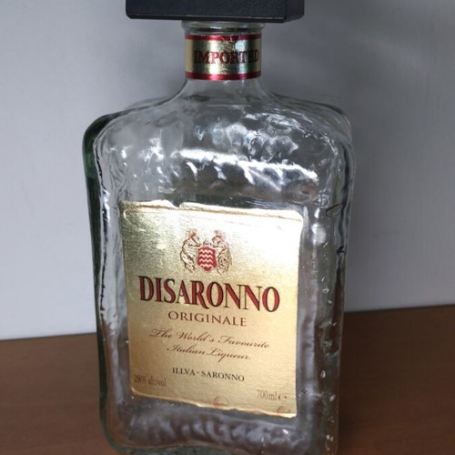 Disaronno Originale glass bottle empty, like new