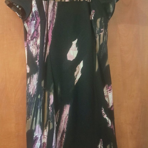FIDELE midi dress like new, black multicolor, size L