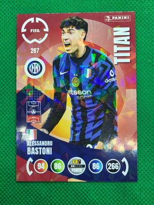 Bastoni 287 Titan Adrenalyn XL Panini FIFA Club World Cup 2025 card new