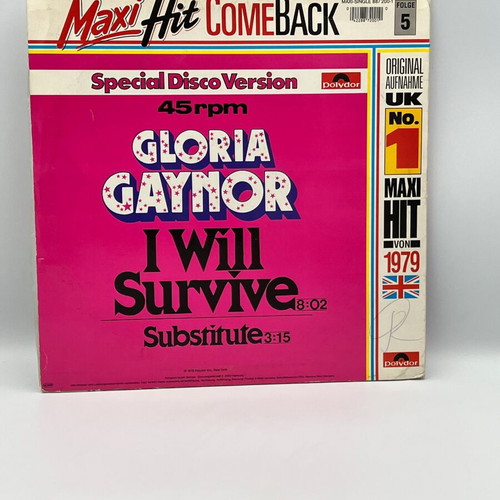 Gloria Gaynor I Will Survive vinyl record used