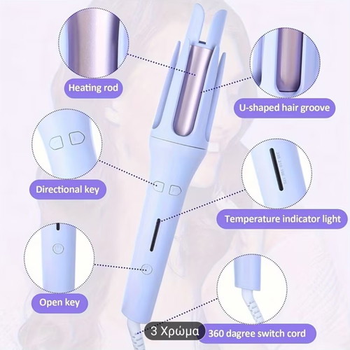 Automatic rotating curling iron new