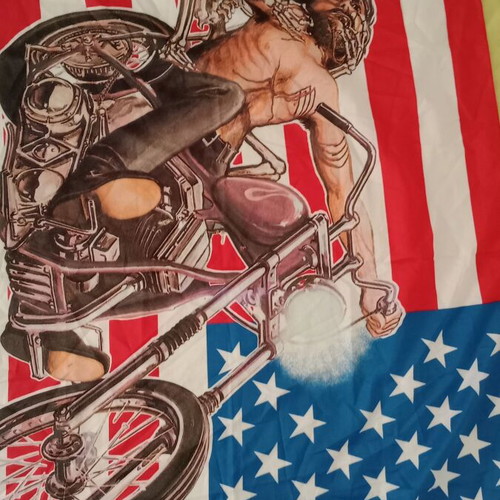 Vintage Motorcycle Flag like new