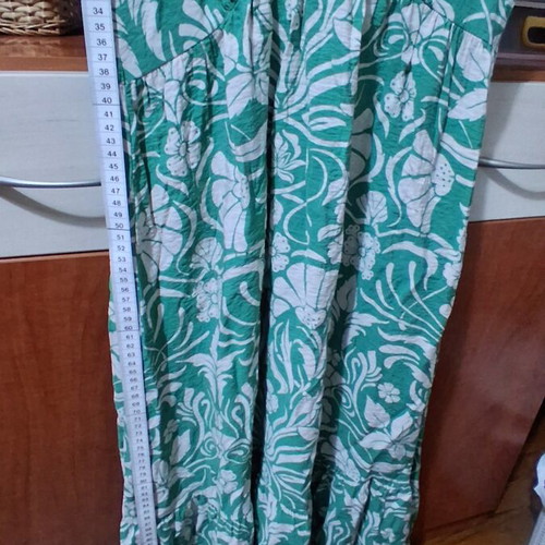 Mango long sleeveless dress turquoise, like new, XS