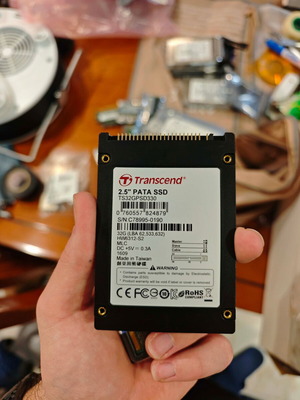 PATA SSD 32GB used, TS32GPSD330 model