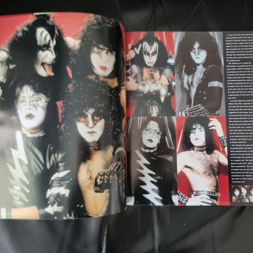 KISS Live! Book like new with poster
